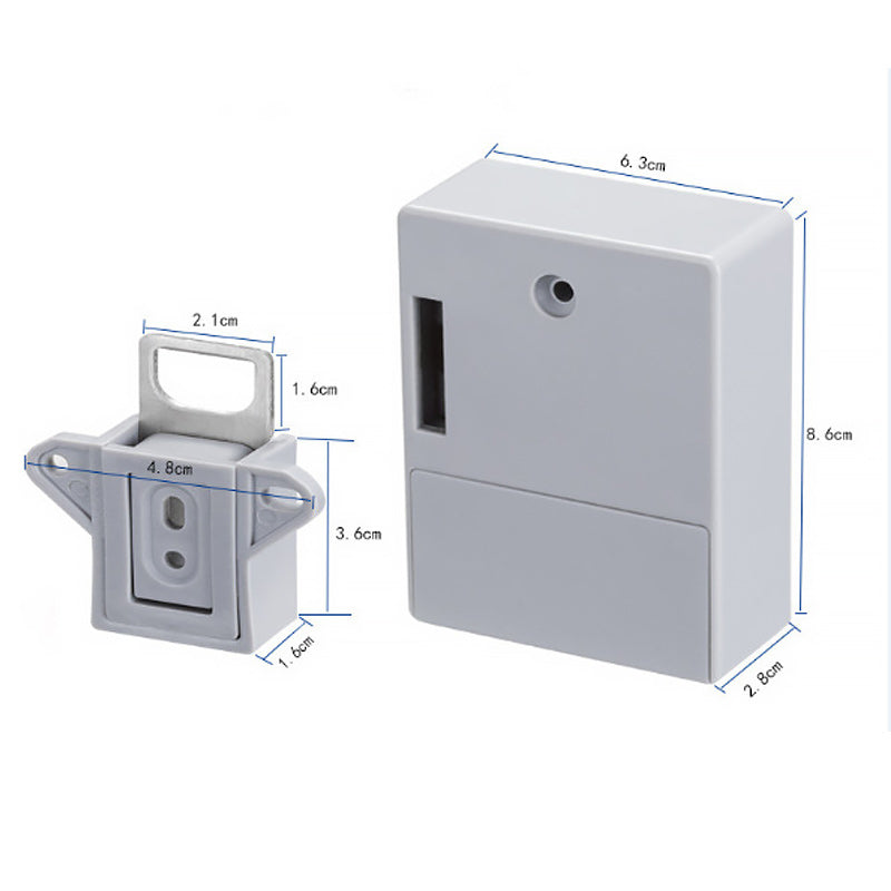 Serrure électronique pour armoire à tiroirs en bois