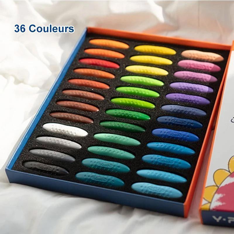 Crayon de Cire Lavable pour Enfants (12/24/36 couleurs)