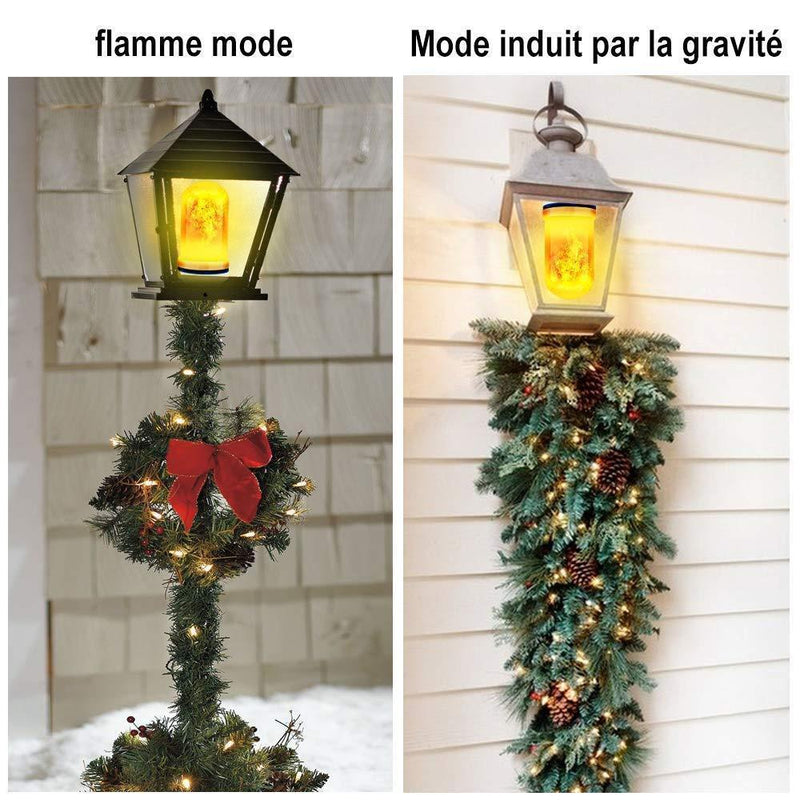 Lampe à Flamme LED Avec Capteur de Gravité